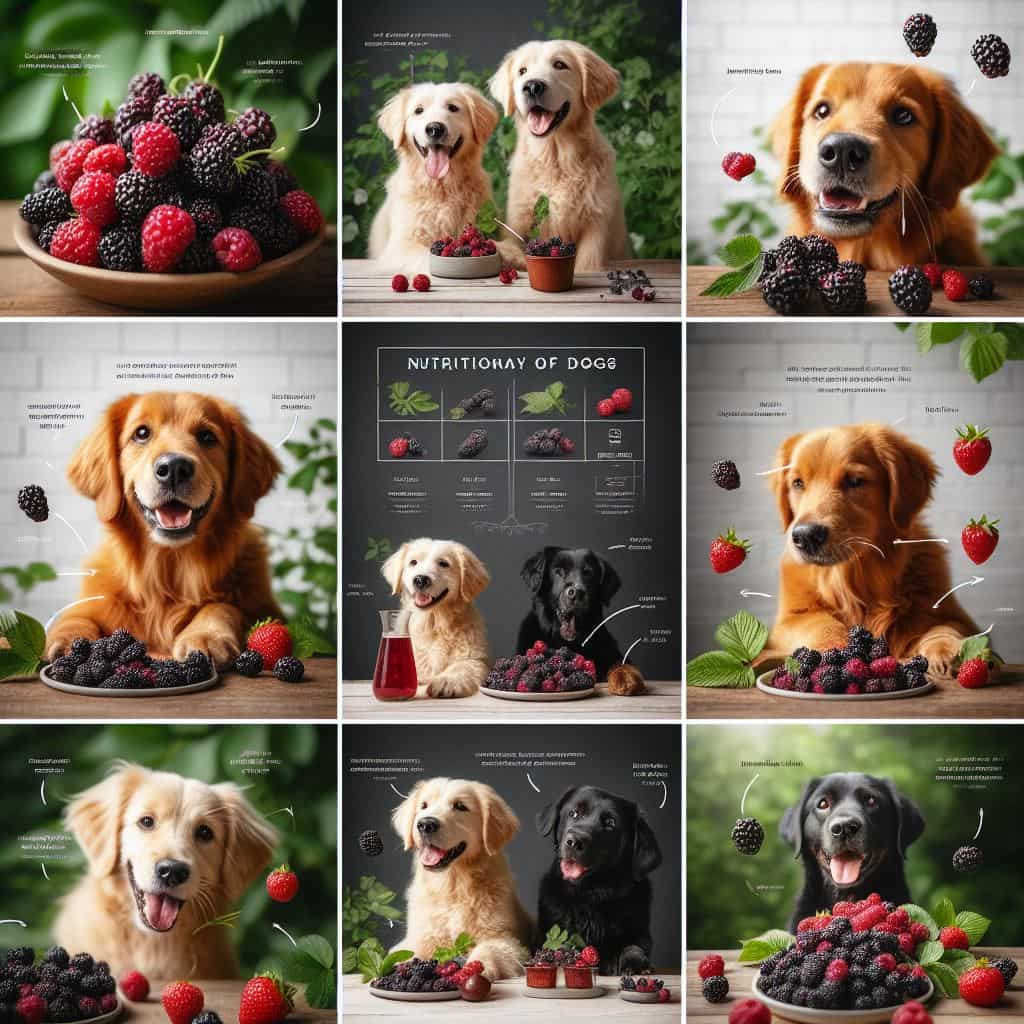 Nutrition Benefits Of Dog eating Blackberries