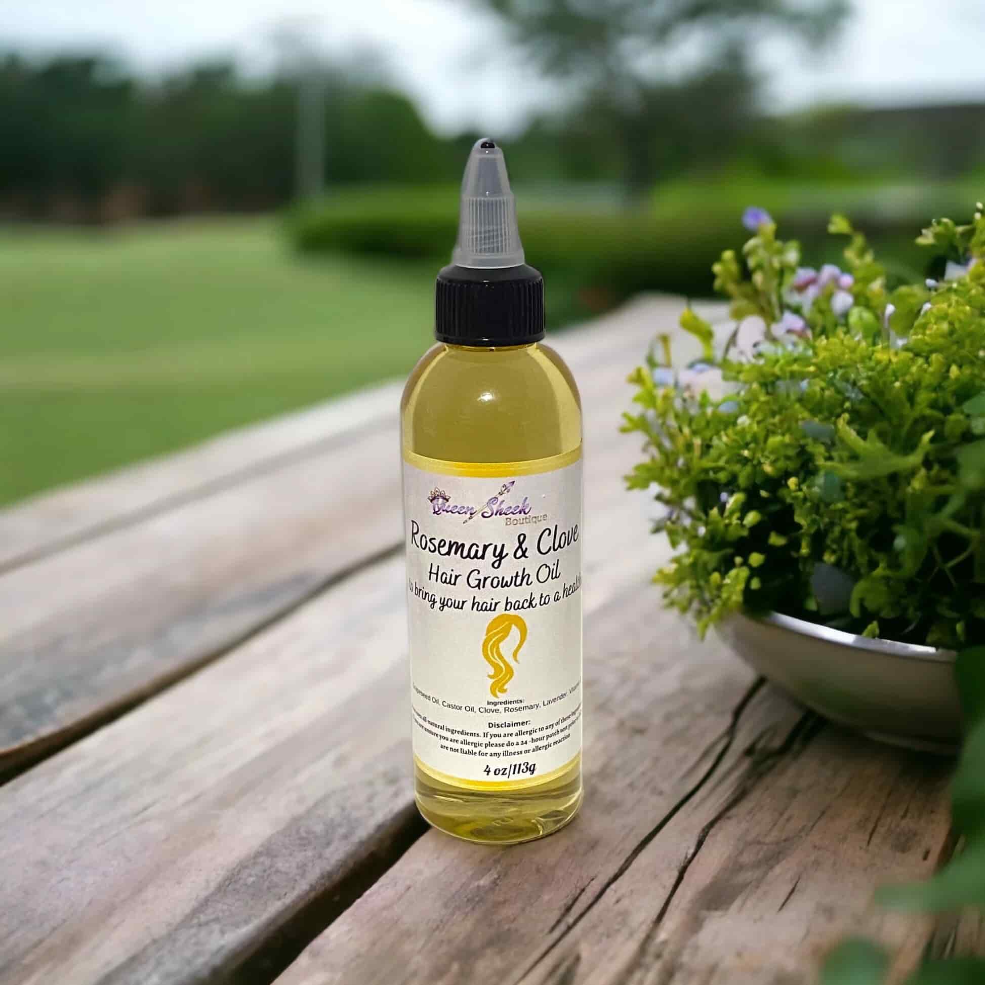 Rosemary and clove oil for hair growth