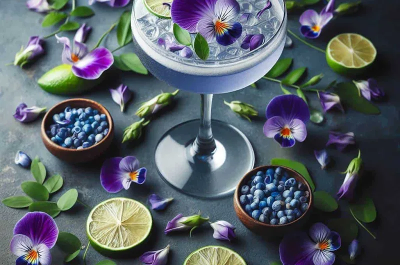Butterfly Pea Blossom Gimlet