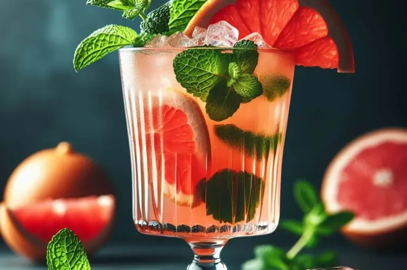 Grapefruit Mojito Mocktail