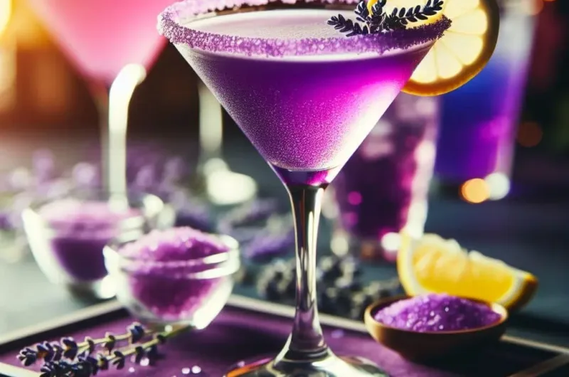 Purple Rain Martini